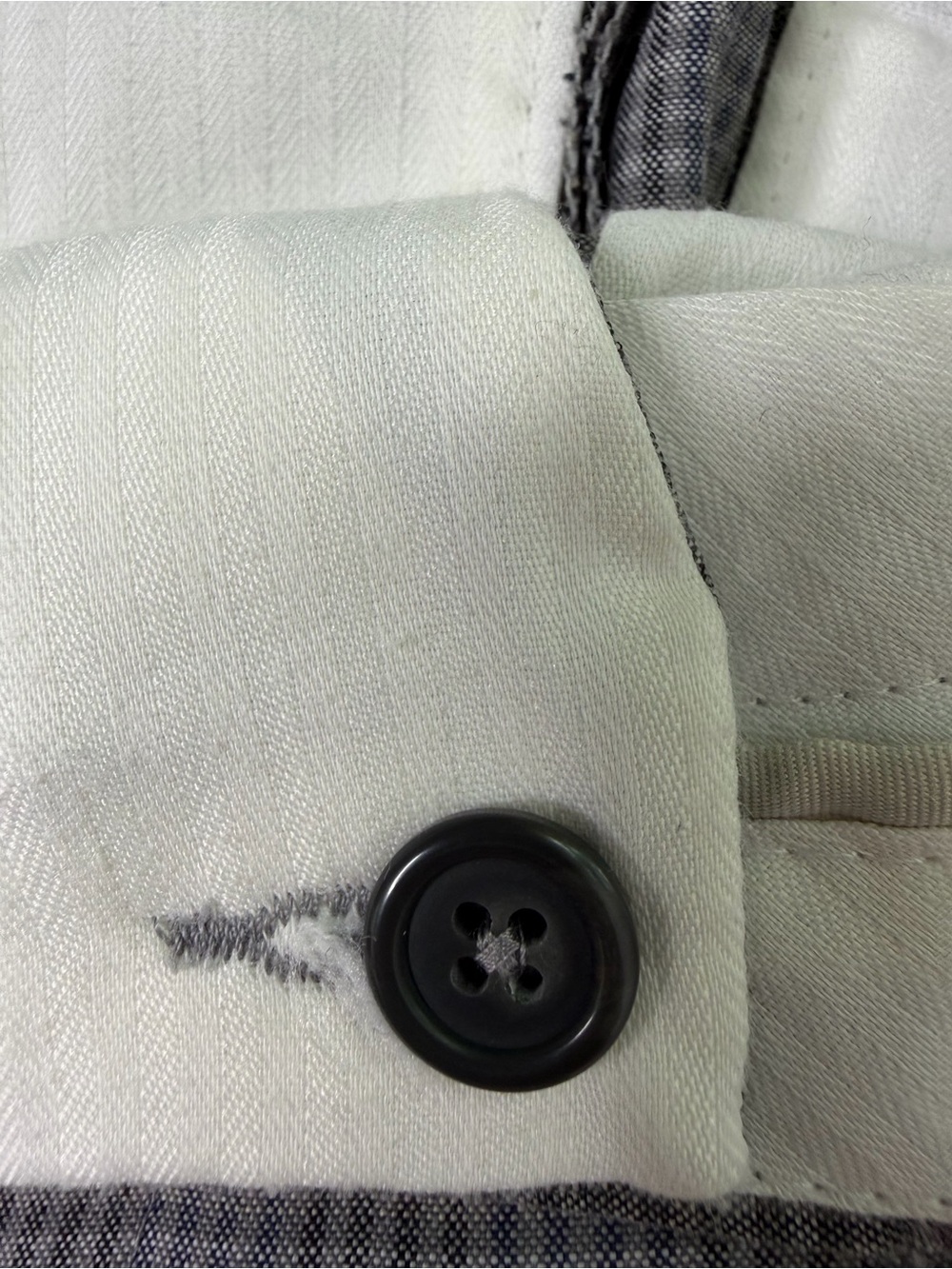 Calvin Klein Grey Plaid Wool Blend Dress Pants 32x32 - Picture 10 of 10
